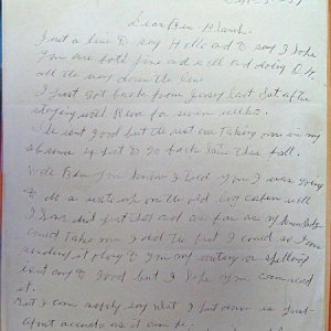 Elizabeth Tichenor Dedricks Letter p1